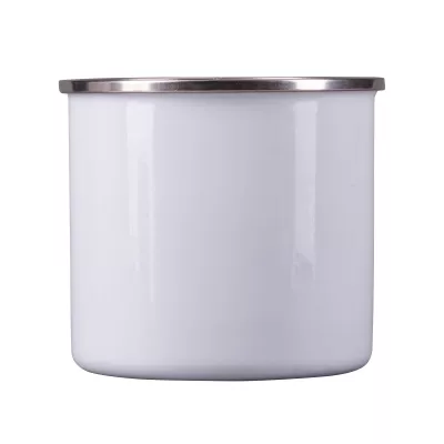 Kubek emaliowany Oldie 500 ml - biały (R08230.06.O)