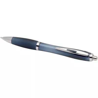 Nash długopis kulkowy z tworzyw sztucznych pochodzących z recyklingu z certyfikatem RCS, z kolorowym korpusem i uchwytem (cza - Hale Blue (10645455)