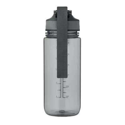 Butelka sportowa motywacyjna z RPET 700 ml ENKEL - Przezroczysty Szary (MO2792-27)