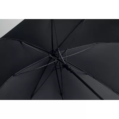 Parasol automatyczny 27" z drewnianą rączką RAYNA - Czarny (MO3220-03)