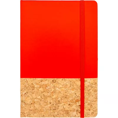 Notes A5 w linie NANTES - czerwony (139505)
