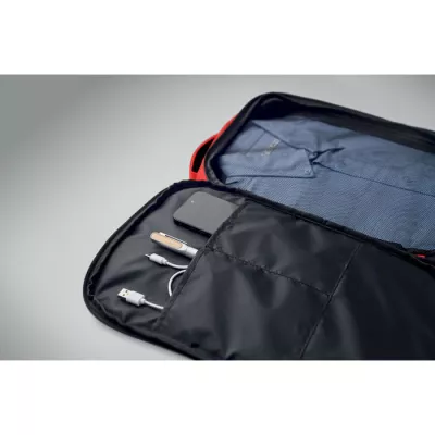 Plecak kabinowy z RPET na laptop 15" FLYSAFE - Czerwony (MO2840-05)