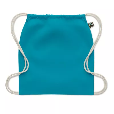 Worek Fairtrade 180 g/m² OSOLE DRAW COLOUR - Turkusowy (MO2591-12)