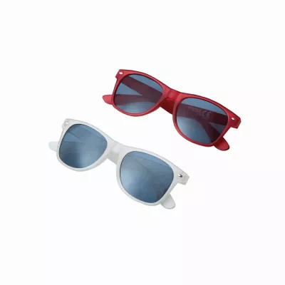 Okulary przeciwsłoneczne POPULAR - czerwony (56-0603070)