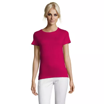 Koszulka damska dopasowana 150 g/m² Sol's REGENT WOMEN - Fuchsia (S01825-FU)