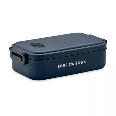 Lunchbox z PP z zaworem i klamrami 800 ml INDUS - Francuski Granat (MO6855-85)