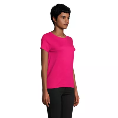 Koszulka damska 150 g/m² Sol's CRUSADER WOMEN - Fuchsia (S03581-FU)