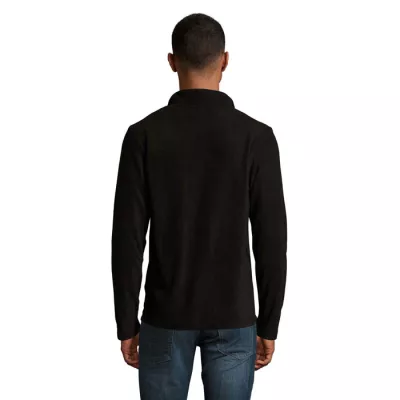 Bluza polarowa męska na zamek 220 g/m² Sol's NORMAN - Czarny (S02093-BK)