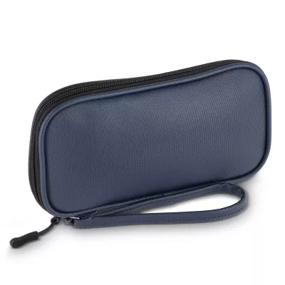 Torba organizacyjna Kyra 210D z powłoką PU z rPET, 20 x 11,5 x 2 cm - ciemnoniebieski (LT95326-N0010)