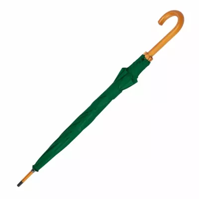 Parasol automatyczny drewniany Ø105 cm NANCY - ciemnozielony (513199)