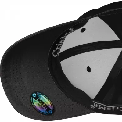 Czapka z daszkiem bawełniana 6 paneli CrisMa 190 g/m2 FRIEDA - czarny (5379703)