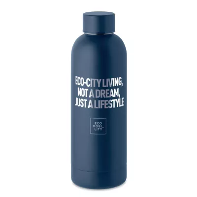 Butelka termiczna ze stali z recyklingu 500 ml ATHENA - Francuski Granat (MO6750-85)