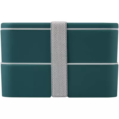 MIYO POP dwupoziomowe pudełko śniadaniowe 700+700 ml - Deep Sea Green (21077964)