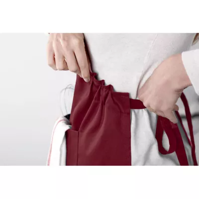 Fartuch kuchenny 190 g/m² FITTED KITAB GRANADA - Burgund (MO8441-02)