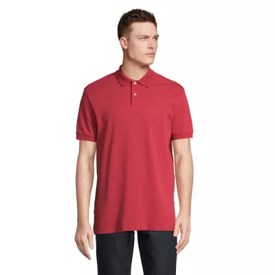 Koszulka polo męska z czesanej bawełny Sol's PACIFIC - Folk Red Twin (S04439-FR)