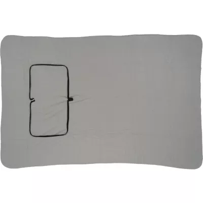 Koc z polaru/poduszka 2w1 RADCLIFF - szary (277507)