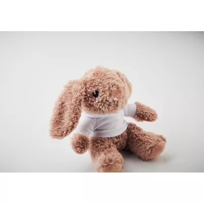 Pluszowy królik w bluzie z kapturem BUNNY - Bialy (MO2121-06)