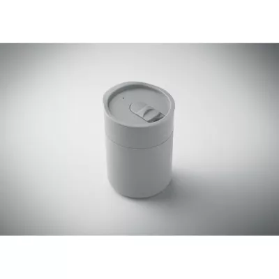 Kubek z PP z silikonową osłoną 330 ml GOBLET - Szary (MO2773-07)
