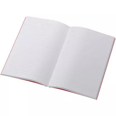 Notatnik Scribe A5 z miękką okładką, wykonany z papieru z recyklingu - Czerwony (21090621)