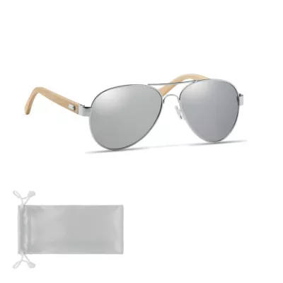 Okulary przeciwsłoneczne UV400 HONIARA - Srebrny Blyszczacy (MO6450-17)