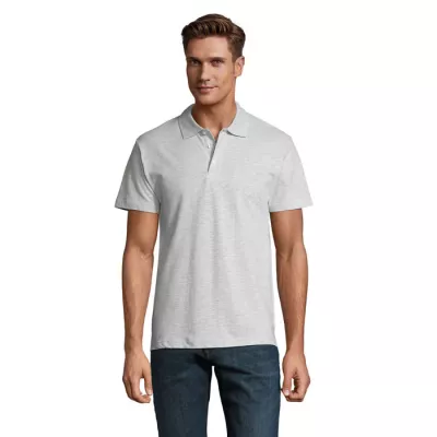 Koszulka polo męska piqué 210 g/m² Sol's SPRING II - Popiól (S11362-AS)