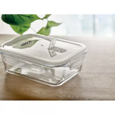 Lunchbox szklany hermetyczny 900 ml PRAGA LUNCHBOX - Przezroczysty (MO9923-22)