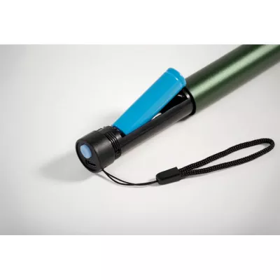 Latarka aluminiowa akumulatorowa 110 lm LUME - Ciemnozielony (MO2786-60)