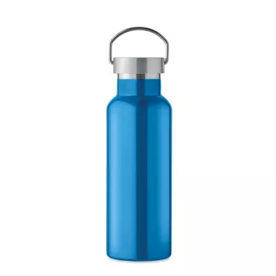 Butelka termiczna z recyklingu 500 ml FLORENCE - Turkusowy (MO2107-12)