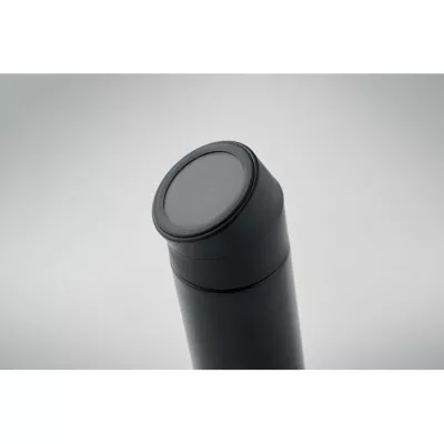 Butelka termiczna 420 ml z uchwytem na telefon PHOTTLE - Czarny (MO2308-03)