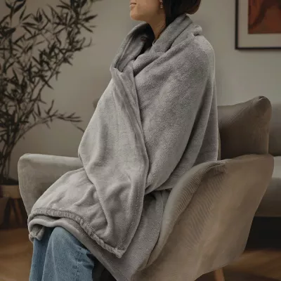 Przytulny koc SNUGGLE DREAM - szary (56-0604122)
