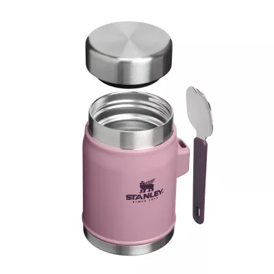 Pojemnik na żywność ze sztućcem The Legendary Food Jar 0,4L - Purple Smoke (10113530107)