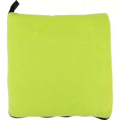 Koc z polaru/poduszka 2w1 RADCLIFF - jasnozielony (277529)