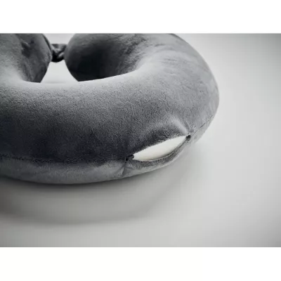 Poduszka podróżna piankowa w etui RPET DREAMS - Szary (MO6842-07)