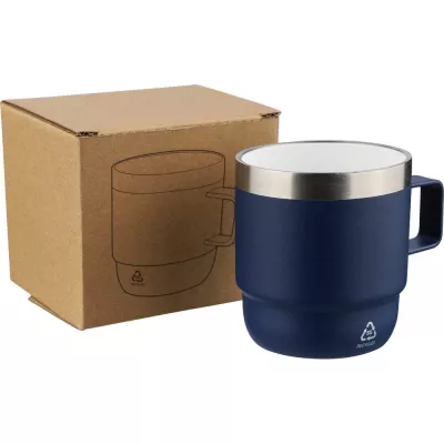 Kubek z powłoką ceramiczną wewnątrz 180 ml - niebieski (VB106-11)