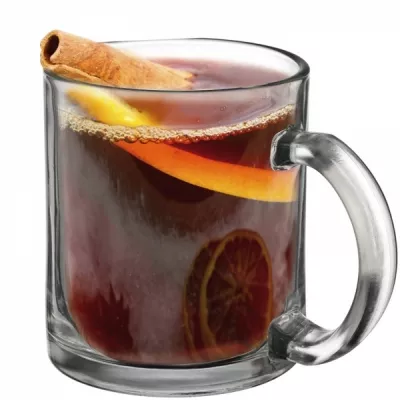 Kubek szklany LIMERICK 300 ml - przeźroczysty (333166)