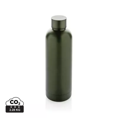 Butelka termiczna 500 ml, stal nierdzewna z recyklingu - zielony (P435.707)