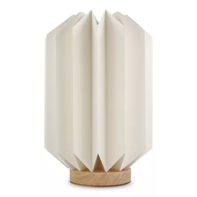 Składana papierowa lampa LED Coollux Eos, 25 cm (rozmiar skrzynki na listy) - naturalny-t (LT40728-N0094)