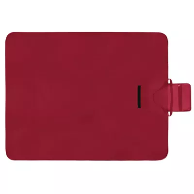 Koc piknikowy polarowy z PEVA 120x150 cm GOODTIMES - Czerwony (MO8822-05)