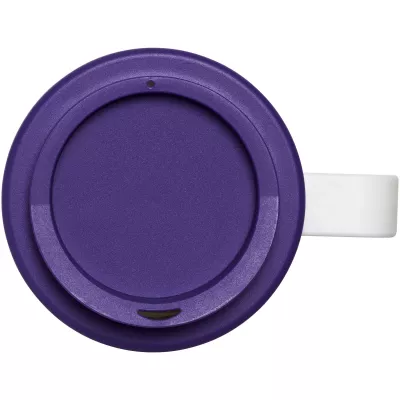 Kubek termiczny z serii Americano® Grande o pojemności 350 ml - Biały-Fioletowy (21000406)