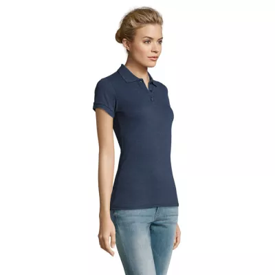 Polo damskie piqué 180 g/m² Sol's PERFECT WOMEN - Melanż Denim (S11347-HD)