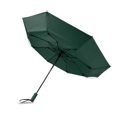 Parasol odwrotny składany 23" z RPET AGUMBE - Zielony (MO2925-09)