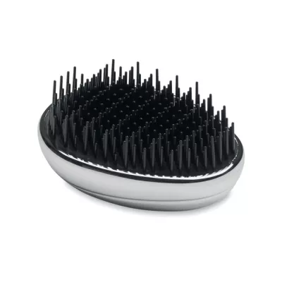 Szczotka do włosów przeciw plątaniu BRUSH - Srebrny Blyszczacy (MO3163-17)
