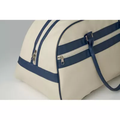 Torba sportowa z PU 21,5 l NOSTALGIC - Bezowy (MO2987-13)