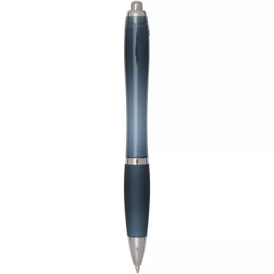 Nash długopis kulkowy z tworzyw sztucznych pochodzących z recyklingu z certyfikatem RCS, z kolorowym korpusem i uchwytem (nie - Hale Blue (10645355)