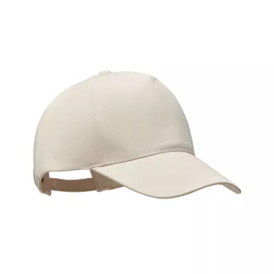 Czapka z daszkiem organiczna 250 g/m² BICCA CAP - Bezowy (MO6432-13)