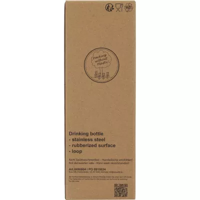 Butelka stalowa soft touch OSTRAVA 750 ml - czerwony (496805)