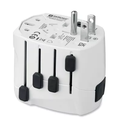 Adapter podróżny 3-biegunowy Skross PRO 3-POLE - Bialy (MO2982-06)