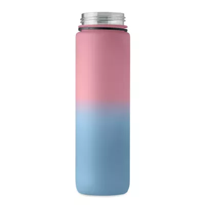 Butelka sportowa RPET 1000 ml ze słomką ACTIVATE - Dziecięcy Róż (MO2489-11)