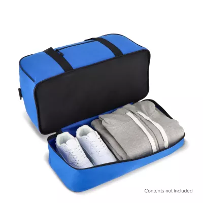 Torba sportowo-podróżna R-PET 600D 55,5 x 25 x 36 cm 50 l - niebieski (LT95369-N0011)