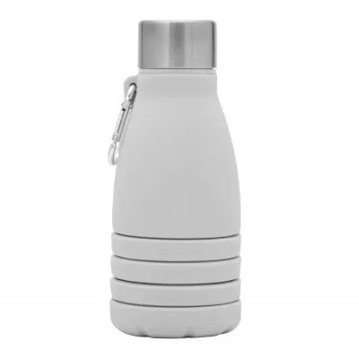 Składana butelka do picia 550 ml BIG GETS SMALL - szary (56-0603193)